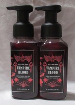 Bath &amp; Body Works Gentle Foaming Hand Soap essential oil Lot Set 2 VAMPIRE BLOOD - £18.62 GBP