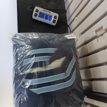 Vintage 1980s Petro-Chem Insulation Men's Blue Satin Varsity Jacket Chest 50" image 9