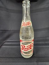 1955 Pepsi Bottle Des Moines Iowa Red White Single Dot 12 Fl Oz Obear-Ne... - $9.89