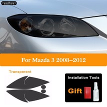 Car Headlight Taillight Protection Tint Film Smoke Front Black Transparent TPU S - £77.53 GBP