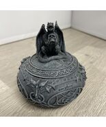 Summit Collection Veronese 2005 Round  Dragon Skull Trinket Box Resin MH JD - €11,16 EUR