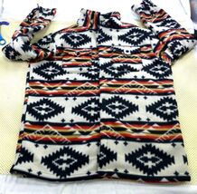 NWT Original Deluxe Supply Jacket Mens Med Aztec Fleece Sherpa Lined War... - $33.20