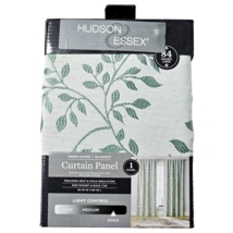 Hudson Essex Green Leaves Blackout Curtain One Panel 50x84in Insulated - $33.99