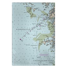 Betsy Drake Crystal Bay to Homosassa Bay, MD Nautical Map Guest Towel - £27.05 GBP