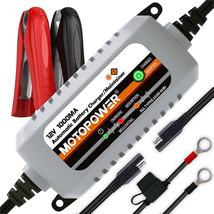 MOTOPOWER MP00205B 12V 1000Ma Automatic Battery Charger, Battery Maintainer, Tri - £23.07 GBP