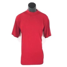 Log-in Uomo Dressy T-shirt Red for Men Crew Neck Ribbed Corded Sizes M -... - £27.53 GBP