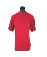 Log-in Uomo Dressy T-shirt Red for Men Crew Neck Ribbed Corded Sizes M -... - £27.43 GBP