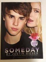 Justin Bieber Someday Fragrance Print Ad Advertisement  PA3 - £6.04 GBP