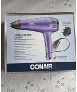 Conair Hair Dryer with Retractable Cord, 1875W Cord-Keeper Blow Dryer - £11.01 GBP