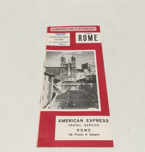 American express travel service vintage sightseeing tours Rome brochure  - $19.75