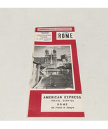 American express travel service vintage sightseeing tours Rome brochure  - $368.51 MXN