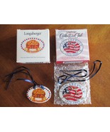 Lot of 2x Longaberger Collectors Club 25th Anniversary All American Tie On - $228.89 MXN
