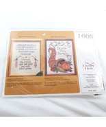 Vintage The Creative Circle Cross Stitch Kit Welcome Sampler #1605 8x10 - £14.01 GBP