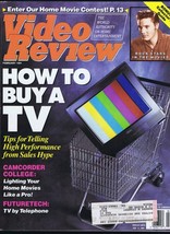 ORIGINAL Vintage February 1991 Video Review Magazine How to Buy a TV - £10.25 GBP