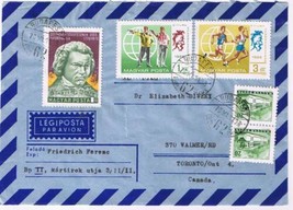 Stamps Art Hungary Envelope Budapest Sports Beethoven - $3.95