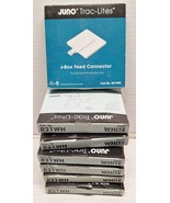 Lot Of 7 Juno Trac-Lites White J-Box Feed Connector with Cover FREE SHIP... - €33,60 EUR
