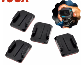 (4) Curved 3M Sticky Mounts Adhesive Pads Helmet GoPro HERO 13/12/11/10/... - $7.89