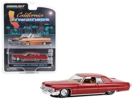 1973 Cadillac Coupe deVille Lowrider Custom Maroon &quot;California Lowriders... - $36.49