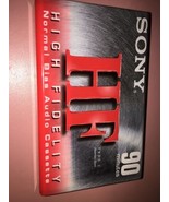 Sony HF 90 ~ Normal Bias I High Fidelity Audio Cassette Tape ~ New Sealed - €5,19 EUR