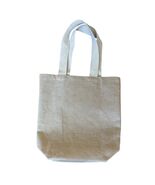 Bride Embroided Burlap Tote Bag 15*16 Pre owned - $10.69
