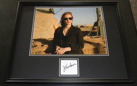 Jessica Chastain Signed Framed 16x20 Photo Display Zero Dark Thirty - £119.42 GBP