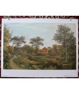 Samuel L. Gerry - &quot;New England Homestead&quot; - Vintage Abrams Art Print - £27.36 GBP