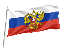 Flag of Russia Crest,Unique Design Print , Size - 3x5 Ft / 90x150 cm, Ma... - $29.80