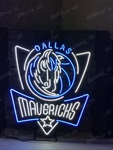 New Dallas Mavericks Go Mavs Basketball Neon Sign 24&quot;x20&quot;   - £199.83 GBP