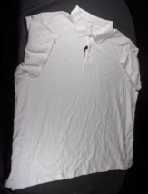 NEW GEORGE WHITE BUTTON UP COLLAR POLO SHIRT 3XL - $197.38 MXN