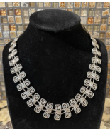 Sterling Silver 925 CII Taxco Mexico Artisan 17" Handcrafted Scroll Neck... - $173.25