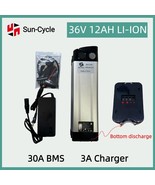 36V 12Ah EBIKE Battery Lithium Li-ion 30A BMS Bottom 4 Ports Electric Bi... - £131.56 GBP