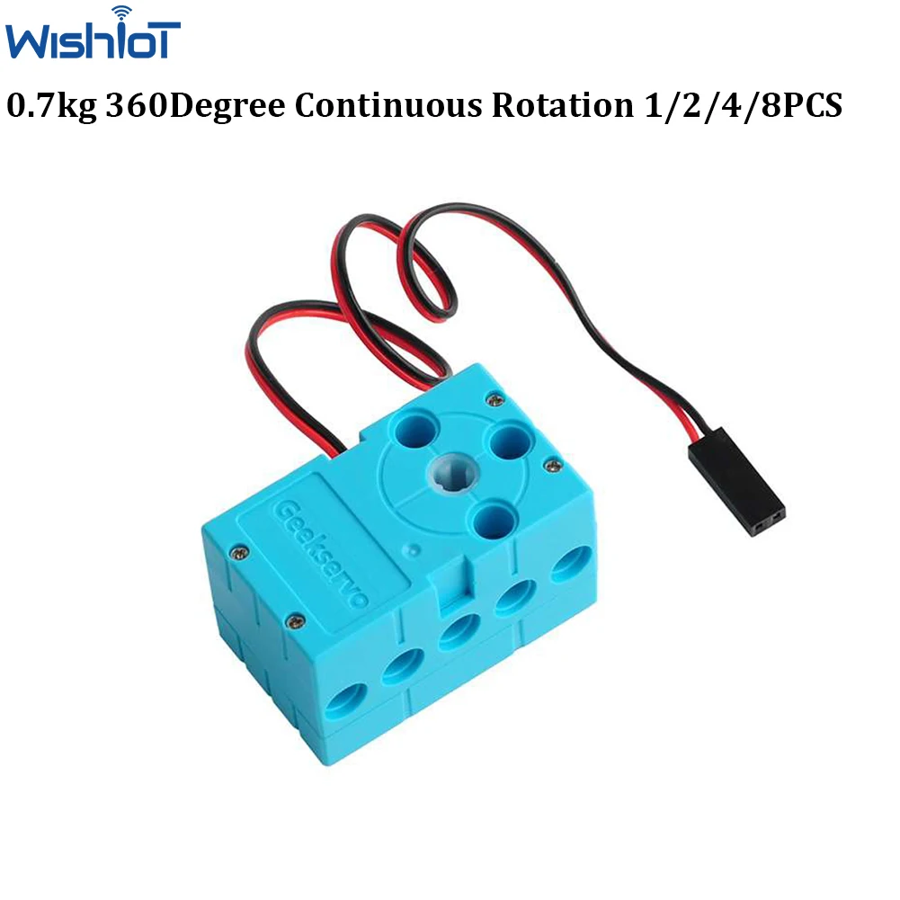 0.7kg 360Degree Continuous Rotation Slow Motor Dual Output High Torque - £13.27 GBP+