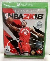 NEW NBA 2K18 Microsoft Xbox One Video Game Demar Derozan Cover basketbal... - £7.34 GBP