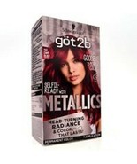 Schwarzkopf Got2b Metallic Permanent Hair Color Kit, M68 Dark Ruby. 2-pa... - £19.58 GBP