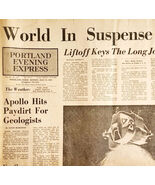 1969 Apollo 11 Moon Landing Return Mission Portland Express Newspaper 8/... - $59.99