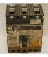 Square D FAL32060 Circuit Breaker, 60 Amp, 240VAC, 250 VDC , 3 Pole, - $819.79 MXN