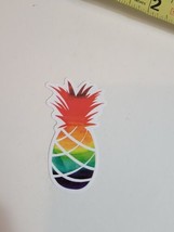 LGBTQ Pride Rainbow Sticker Decal Multi Color Fruit Pineapple - $9.03