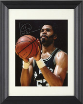 Artis Gilmore signed San Antonio Spurs 8x10 Photo Custom Framing- COA (silver si - £63.89 GBP