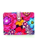 Vera Bradley Travel Wallet Passport Cover Slim Floral Fiesta NWT - £25.35 GBP