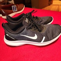 Nike Flex Experience  Men&#39;s Size 12 Black / White Running Shoes Nice Con... - $39.40