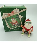 Vintage Hallmark Keepsake Christmas Ornament 1983 Hitchhiking Santa Goin... - $12.02 CAD