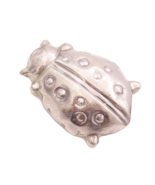 925 Sterling Silver Vintage Brooch Pin Solid Carved Dented Large Bug  BP... - $49.88 CAD