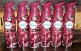 (6) Febreze Air Room Freshener Sprays Cranberry Tart 8.8 Oz Each Spray Bottle - £23.48 GBP