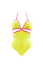 Agent Provocateur Womens Swimsuit Lemon Green Solid Green Size S - £119.47 GBP