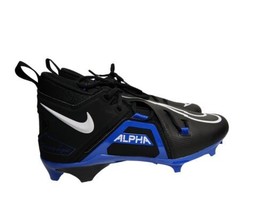 Nike Alpha Menace Pro 3 CT6649-007 Mens Size 11 Black Blue Football Cleats - £59.91 GBP