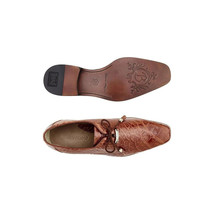 Belvedere Men's Shoes Lago Genuine Alligator Plain Toe Tassel Cognac  14010 image 3