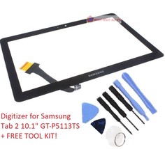 Touch Glass screen Digitizer Replacement for Samsung Galaxy TAB 2 GT-P5113ts USA - £35.12 GBP