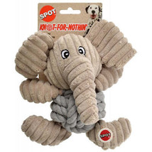 Spot Knot For Nothin Squeak Dog Toy - Interactive Plush Toy with Rope Center and - £7.84 GBP+
