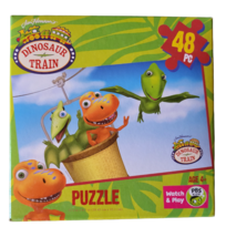 48 Pc Jigsaw Puzzle - Jim Henson&#39;s Dinosaur Train Basket - £7.03 GBP