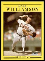 1991 Fleer Baseball Mark Williamson Pitcher #495 - £0.89 GBP